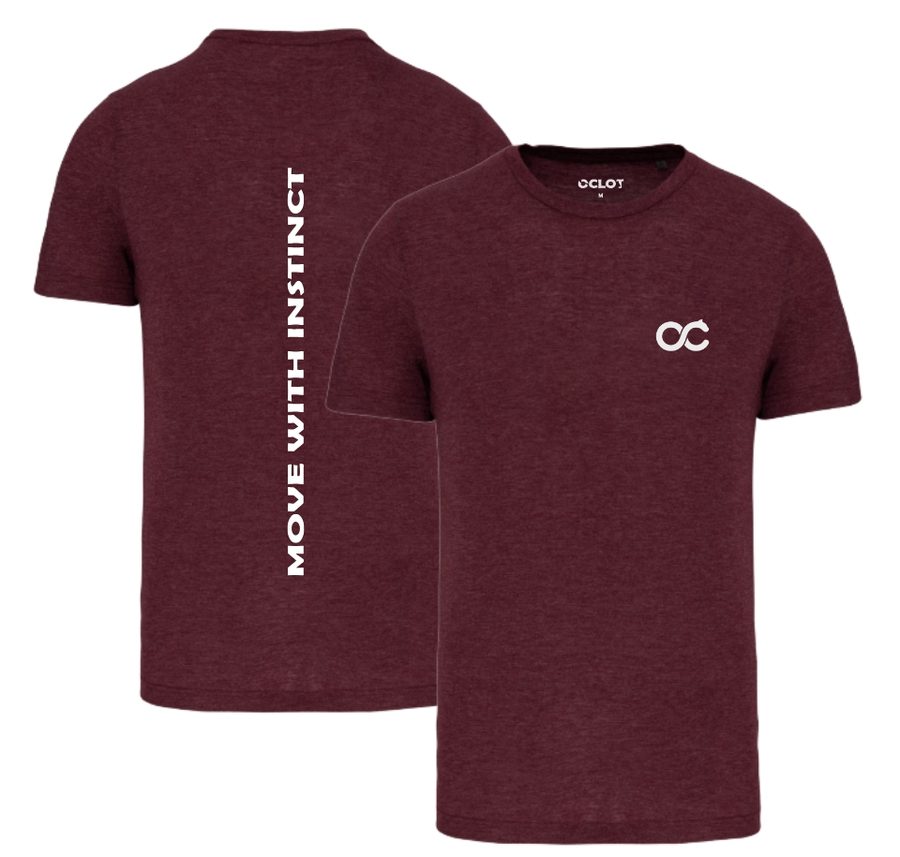 Camiseta granate