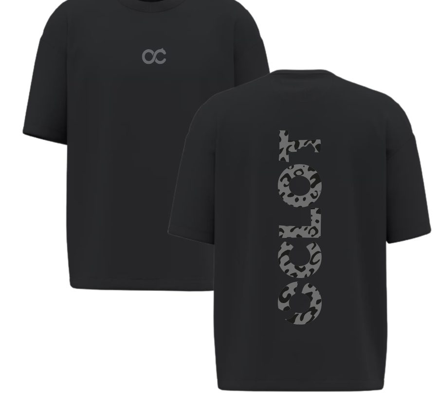 Camiseta oversize negra