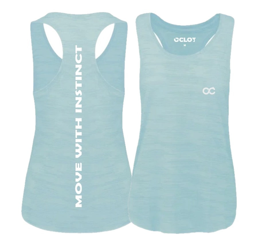 Camiseta tirantes azul