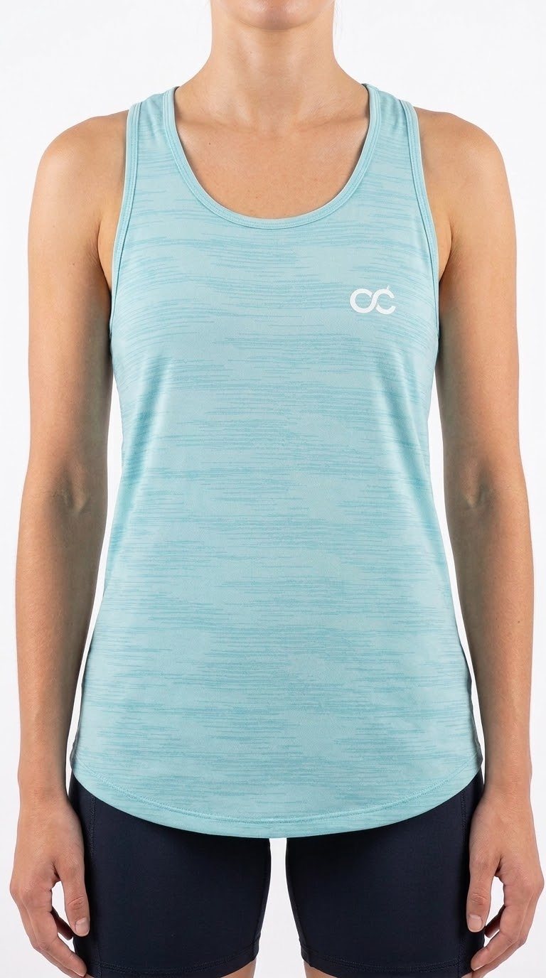 Camiseta tirantes azul