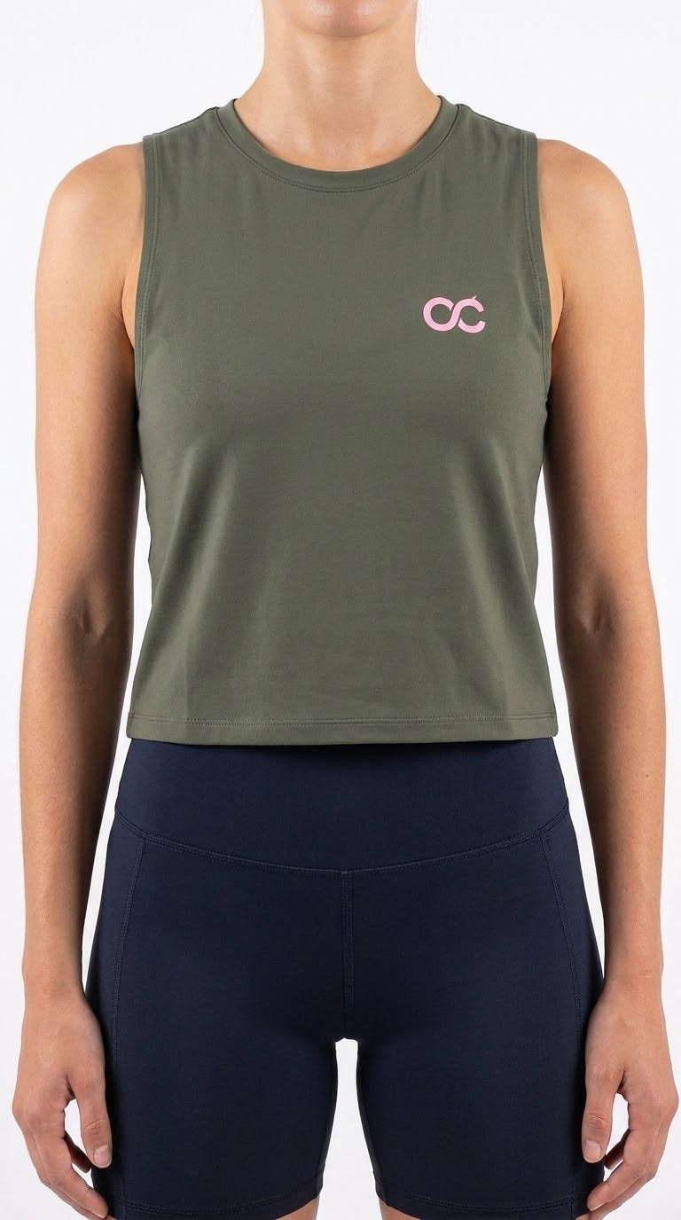Camiseta de tirantes crop