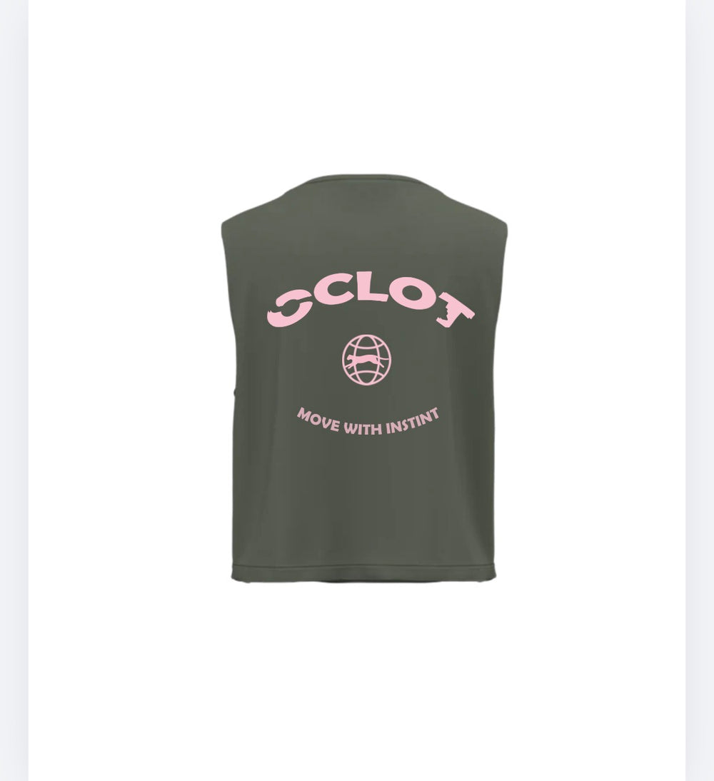 Camiseta de tirantes crop
