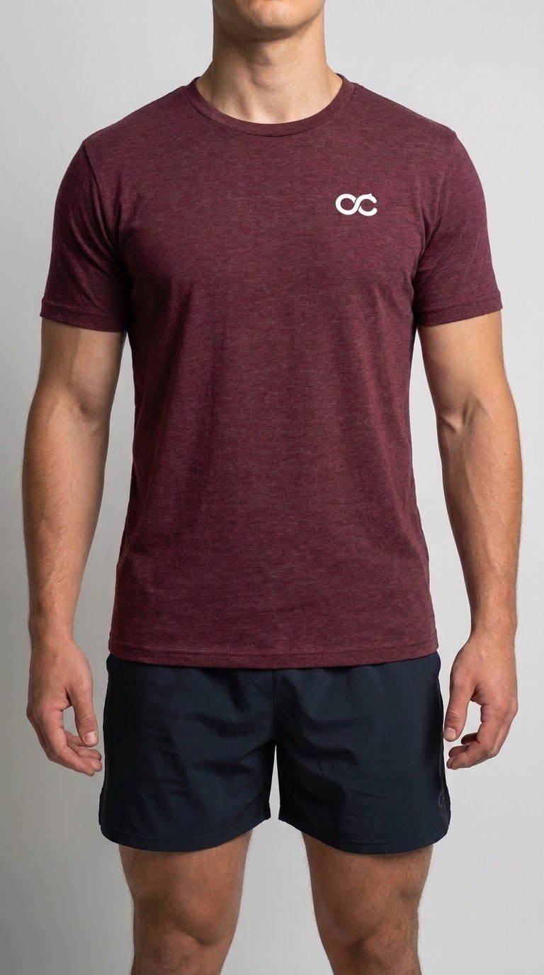 Camiseta granate